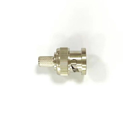 RS PRO, Plug Cable Mount BNC Connector, 75Ω, Crimp Termination, Straight Body