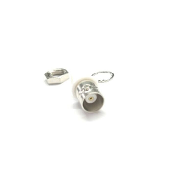 RS PRO, jack Panel Mount BNC Connector, 50Ω, Solder Termination, Straight Body