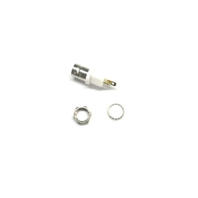 RS PRO, jack Panel Mount BNC Connector, 50Ω, Solder Termination, Straight Body