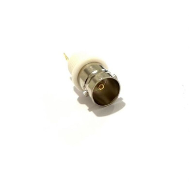 RS PRO, jack Panel Mount BNC Connector, 50Ω, Solder Termination, Straight Body