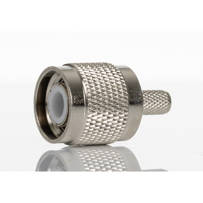 RS PRO, Plug Cable Mount TNC Connector, 50Ω, Crimp Termination, Straight Body