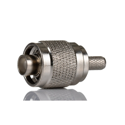 RS PRO, Plug Cable Mount TNC Connector, 50Ω, Crimp Termination, Straight Body
