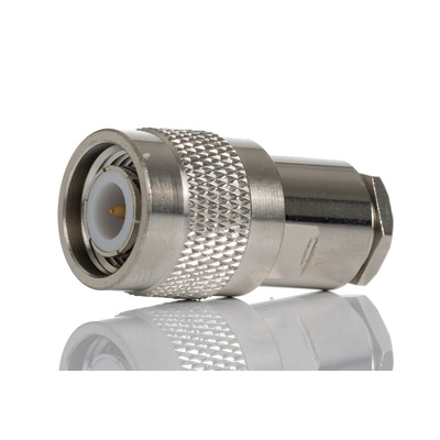 RS PRO, Plug Cable Mount TNC Connector, 50Ω, Solder Termination, Straight Body