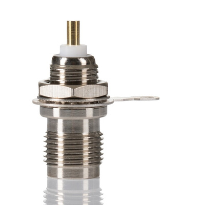 RS PRO, jack Bulkhead TNC Connector, 50Ω, Solder Termination, Straight Body