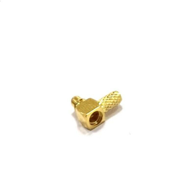 RS PRO, jack Cable Mount MMCX Connector, 50Ω, Crimp Termination, Right Angle Body