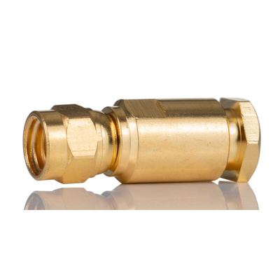 RS PRO, Plug Cable Mount SMC Connector, 50Ω, Clamp Termination, Straight Body