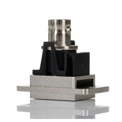 RS PRO, jack Panel Mount BNC Connector, 50Ω, Cable Termination, Straight Body