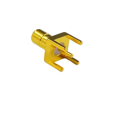 RS PRO, Plug PCB SMB Connector, 50Ω, Solder Termination, Straight Body