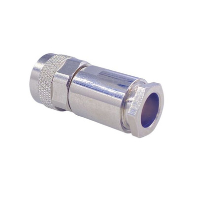 RS PRO, Plug Cable Mount N Connector, 50Ω, Clamp Termination, Straight Body