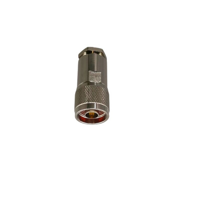 RS PRO, Plug Cable Mount N Connector, 50Ω, Clamp Termination, Straight Body
