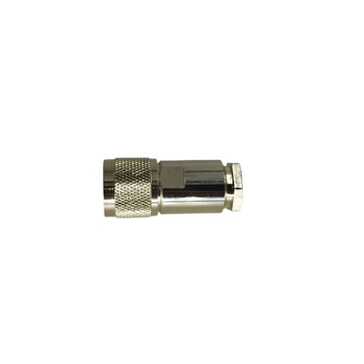 RS PRO, Plug Cable Mount N Connector, 50Ω, Clamp Termination, Straight Body