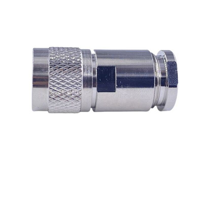 RS PRO, Plug Cable Mount N Connector, 50Ω, Clamp Termination, Straight Body
