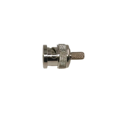 RS PRO, Plug Cable Mount BNC Connector, 50Ω, Crimp Termination, Straight Body