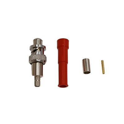 RS PRO, Plug Cable Mount SHV Connector, Crimp Termination, Straight Body