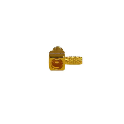 RS PRO, Plug Cable Mount MCX Connector, Crimp Termination, Right Angle Body