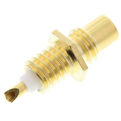 Radiall, jack Panel Mount SMC Connector, 50Ω, Solder Termination, Straight Body