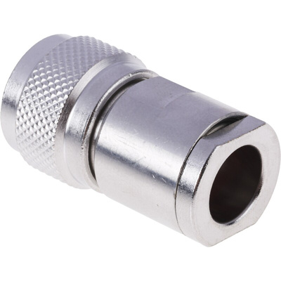 Radiall, Plug Cable Mount N Connector, 50Ω, Clamp Termination, Straight Body