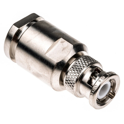 Radiall, Plug Cable Mount BNC Connector, 50Ω, Clamp Termination, Straight Body