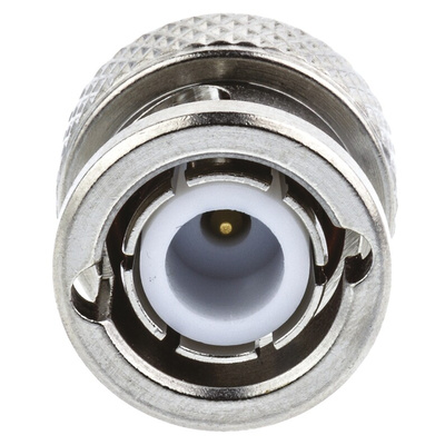 Radiall Straight 50Ω Cable Mount BNC Connector, Plug, Nickel, Crimp Termination, RG141, RG58