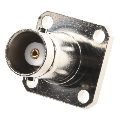 Radiall, jack Flange Mount BNC Connector, 50Ω, Solder Termination, Straight Body
