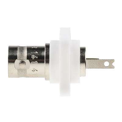 Radiall R141 Series, jack Flange Mount BNC Connector, 50Ω, Solder Termination, Straight Body