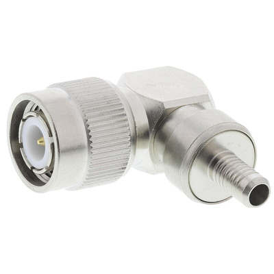 Radiall, Plug Cable Mount TNC Connector, 50Ω, Crimp Termination, Right Angle Body