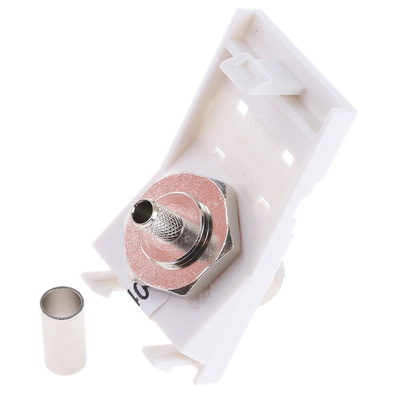 MK Electric, jack Wall Mount BNC Connector, 50Ω, Crimp Termination, Straight Body
