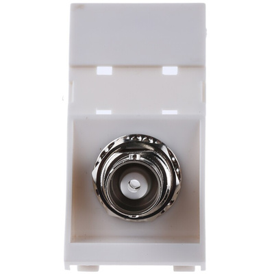 MK Electric, jack Wall Mount BNC Connector, 50Ω, Crimp Termination, Straight Body