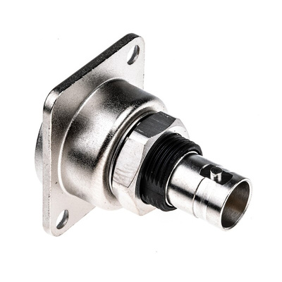 Neutrik NBB Series, jack Panel Mount BNC Connector, 75Ω, Crimp Termination, Straight Body