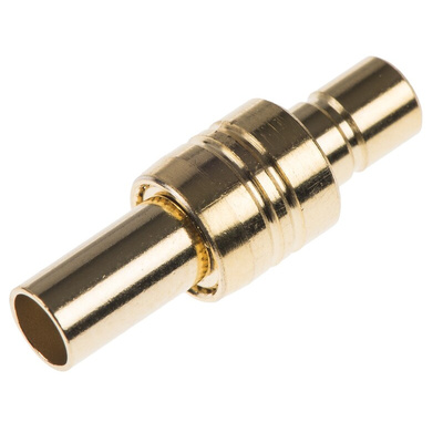 TE Connectivity, Plug Cable Mount SMB Connector, 50Ω, Crimp Termination, Straight Body