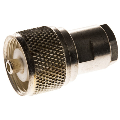 TE Connectivity, Plug Cable Mount UHF Connector, Solder Termination, Straight Body