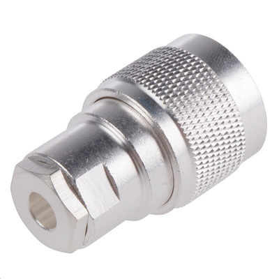 TE Connectivity, Plug Cable Mount N Connector, 50Ω, Solder Termination, Straight Body