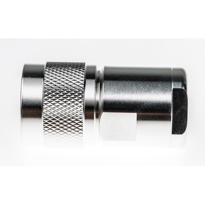 TE Connectivity, Plug Cable Mount N Connector, 50Ω, Solder Termination, Straight Body