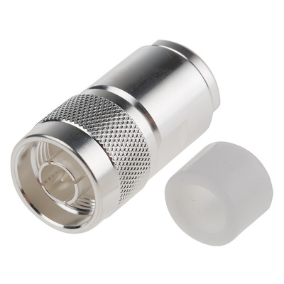 TE Connectivity, Plug Cable Mount N Connector, 50Ω, Solder Termination, Straight Body