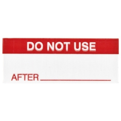 RS PRO Adhesive Pre-Printed Adhesive Label-Do Not Use-. Quantity: 140
