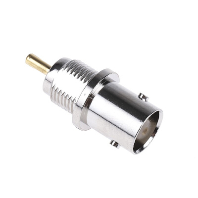 TE Connectivity Greenpar Series, jack Panel Mount BNC Connector, 50Ω, Solder Termination, Straight Body