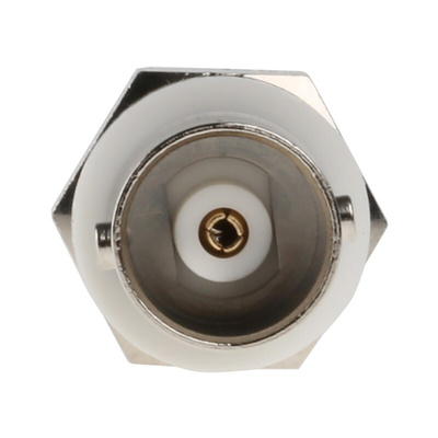 TE Connectivity Greenpar Series, jack Panel Mount BNC Connector, 50Ω, Solder Termination, Straight Body