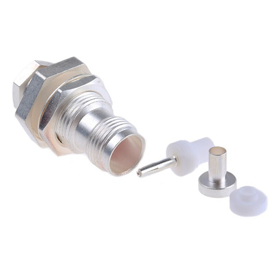 RS PRO, jack Bulkhead Mount TNC Connector, 50Ω, Clamp Termination, Straight Body