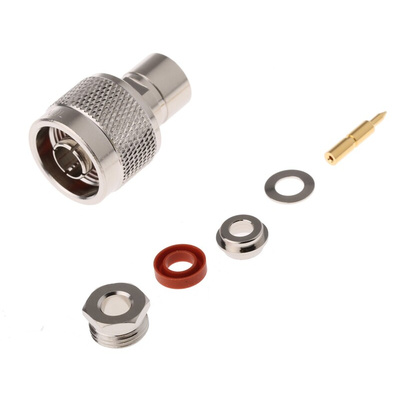 Amphenol, Plug Cable Mount N Connector, 50Ω, Solder Termination, Straight Body