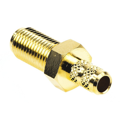 Amphenol, jack Panel Mount SMA Connector, 50Ω, Crimp Termination, Straight Body