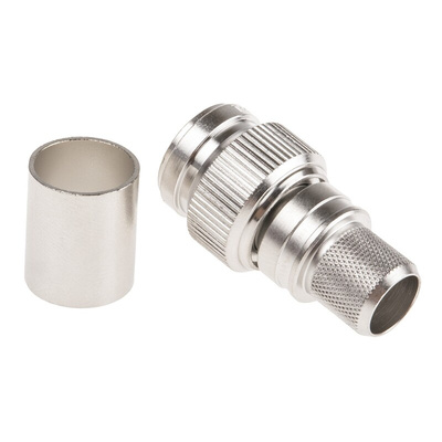 Telegartner, Plug Cable Mount TNC Connector, 50Ω, Crimp Termination, Straight Body