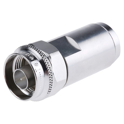 Telegartner, Plug Cable Mount N Connector, 50Ω, Clamp Termination, Straight Body