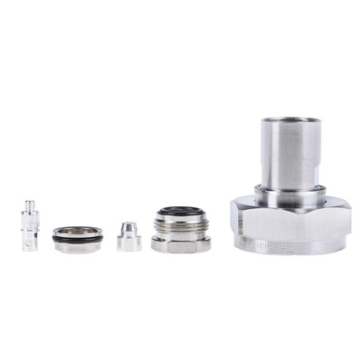 Telegartner, Plug 7/16 Connector, 50Ω, Solder Termination, Straight Body