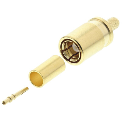 Telegartner, jack Cable Mount SMB Connector, 50Ω, Crimp Termination, Straight Body