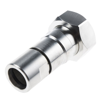 RS PRO, Plug Cable Mount 7/16 Connector, 50Ω, Clamp Termination, Straight Body