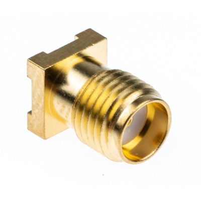 Molex SMA Series, jack Surface Mount SMA Connector, 50Ω, Solder Termination, Straight Body