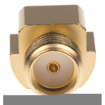 Rosenberger SMA Series, jack PCB Mount SMA Connector, 50Ω, Solder Termination, Straight Body