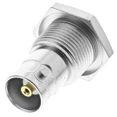 Telegartner, jack Panel Mount BNC Connector, 50Ω, Crimp Termination, Straight Body