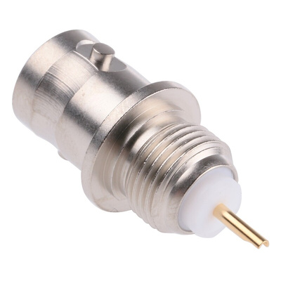 Telegartner, jack Panel Mount BNC Connector, 75Ω, Solder Termination, Straight Body