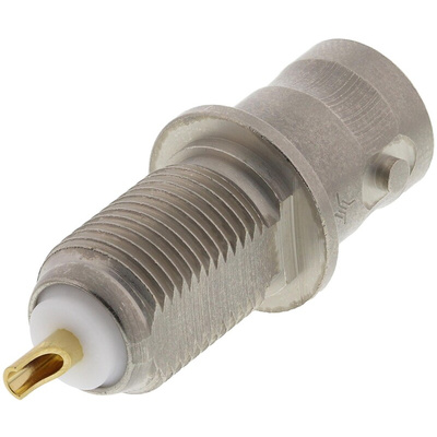 Telegartner, jack Panel Mount BNC Connector, 50Ω, Solder Termination, Straight Body